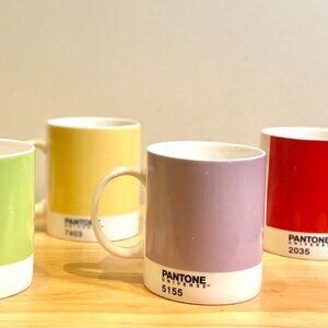 5 Pantone Porcelain Coffee Mug 375 ml